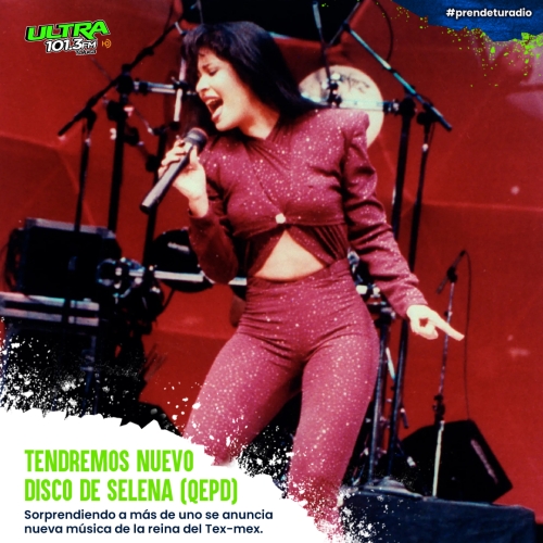 Se estrenará nuevo disco de Selena Quintanilla