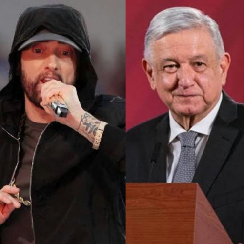 Desmienten rap de Eminem contra AMLO