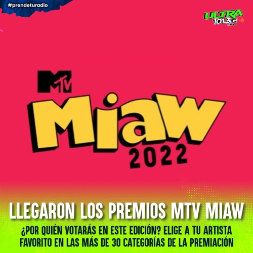 Inician las votaciones para los MTV MIAW