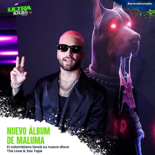 Maluma lanza The Love & Sex Tape en México