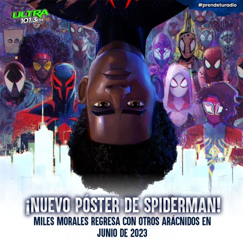 Conoce el póster oficial de Spiderman: across the spider verse