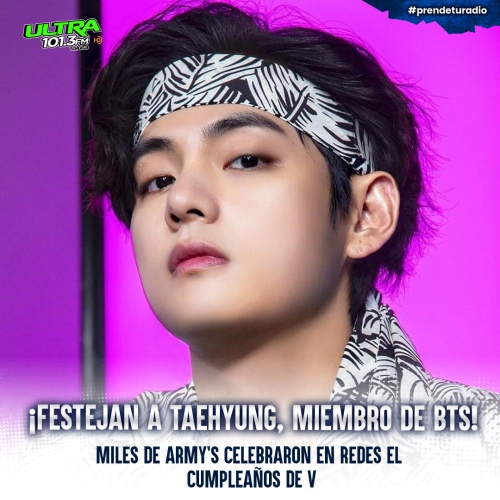 BTS de fiesta, celebran en redes sociales el cumpleaños de Taehyung