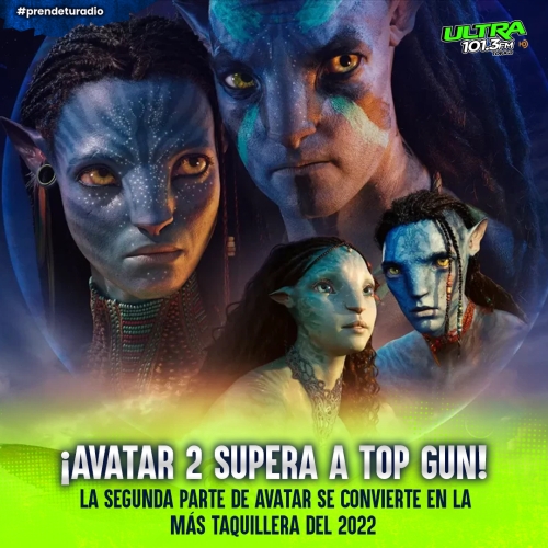 Avatar 2 es la nueva película más taquillera del 2022