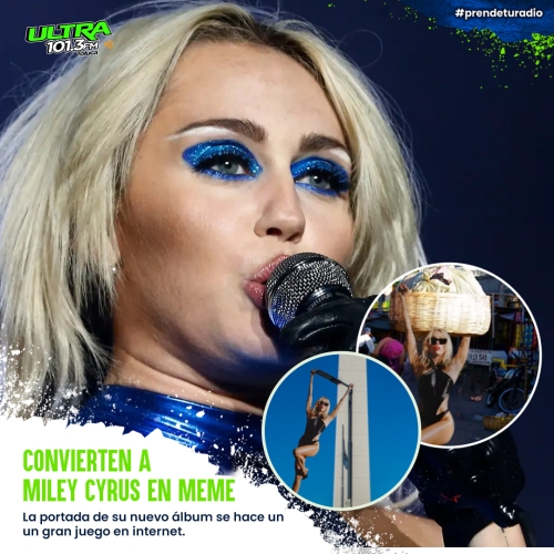 Miley Cyrus lanza nuevo disco y la hacen meme