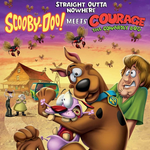 ¡Por primera vez juntos! Scooby-Doo y´Coraje´, el perro cobarde. 