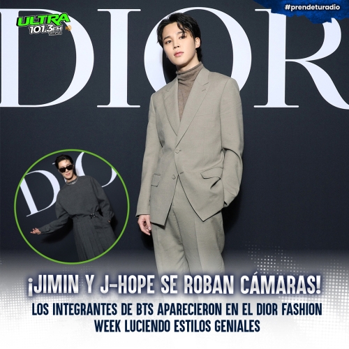 Jimin Y J-Hope, las estrellas en el Dior Fashion Week 2023