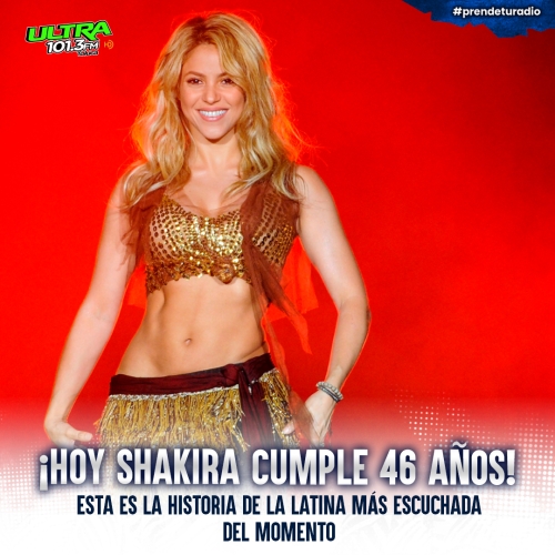 Hoy Shakira cumple 46 primaveras y así la festejamos