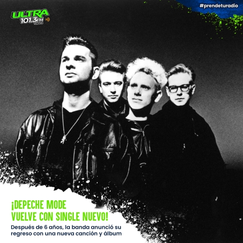 ¿Recuerdas a Depeche Mode? Pues la banda de los 80’s volverá con nuevo álbum