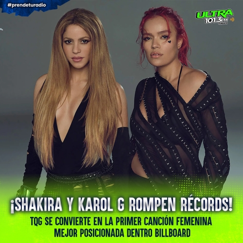 ¡Shakira y Karol G rompen récords con TQG!