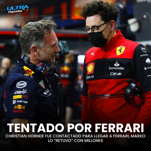 Horner tentado por Ferrari: “Costó varios millones retenerlo” dice Marko 