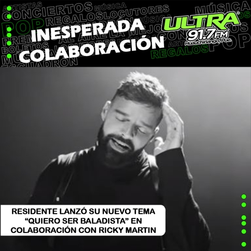 Residente: lanza tema musical en colaboración con Ricky Martin 