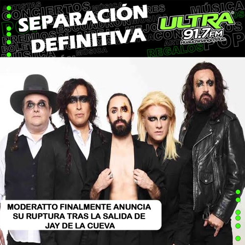 Moderatto: anuncia formalmente su separación, tras salida de Jay de la Cueva