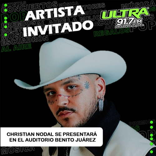 Christian Nodal: es el “Artista Sorpresa” para el cierre de las Fiestas de Octubre en el Auditorio Benito Juárez
