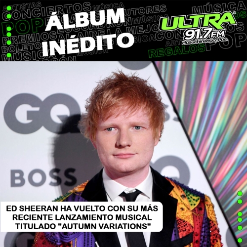 Ed Sheeran: estrena nuevo álbum llamado 