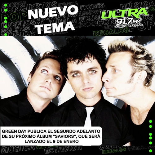 Green Day: lanza su nuevo sencillo 