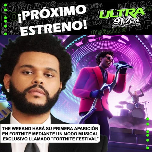 The Weeknd: debutará en el universo de Fortnite a través de un exclusivo modo musical denominado 