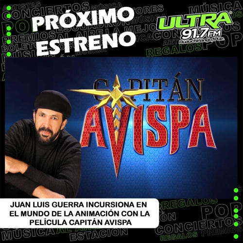 Juan Luis Guerra:  debuta como productor con Capitán Avispa