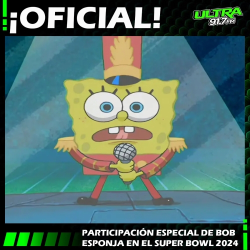 Bob Esponja encabezará la apertura del Super Bowl 2024 con una versión actualizada de 