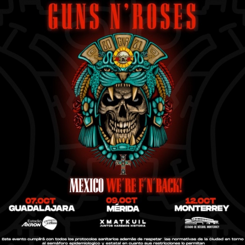 Regresa Guns N' Roses a México con tres conciertos en octubre